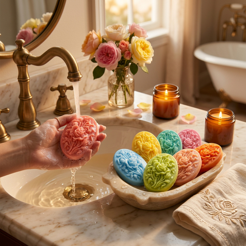 4 силиконовые формы в форме цв – обзор и цена Soap Making Instructions